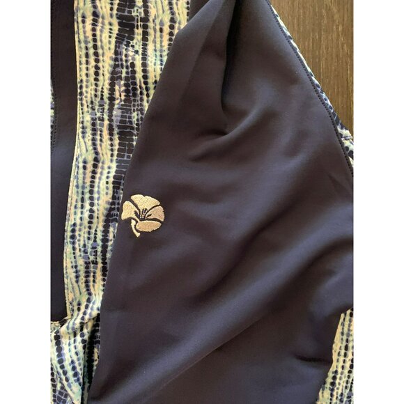 Peter Millar Black and Blue Patterned Women's Top - Picture 8 of 8
